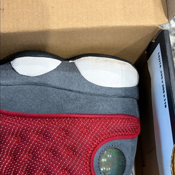 Jordan Kids Sneakers in Red and White - Picture 14 of 16